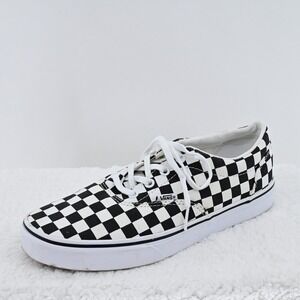 Like New Vans Doheny Checkerboard Black White Sneakers Shoes Streetwear SZ W10